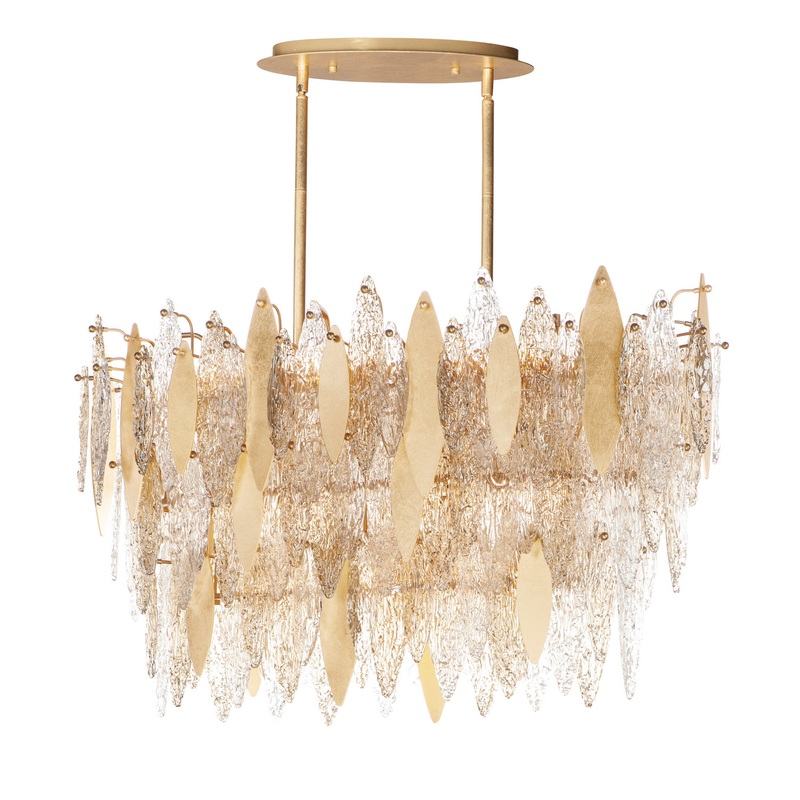 Majestic 18 Light Chandelier in Gold Leaf