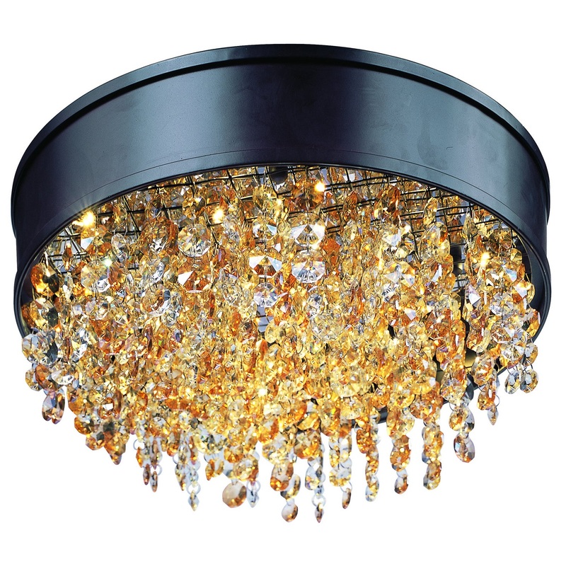 Mystic LED Flush Mount in Bronze