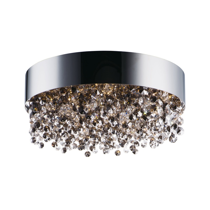 Mystic LED Flush Mount in Polished Chrome