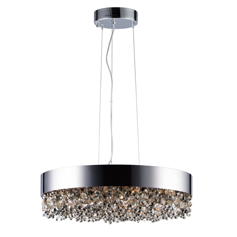 Mystic LED Pendant in Polished Chrome