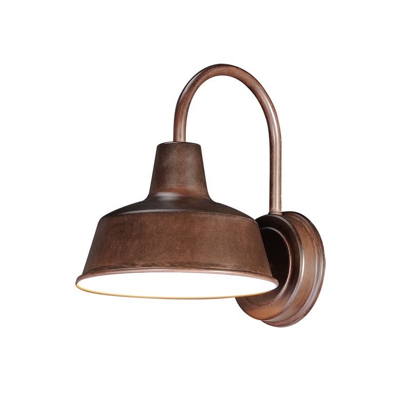 Pier M One Light Outdoor Wall Lantern in Empire Bronze