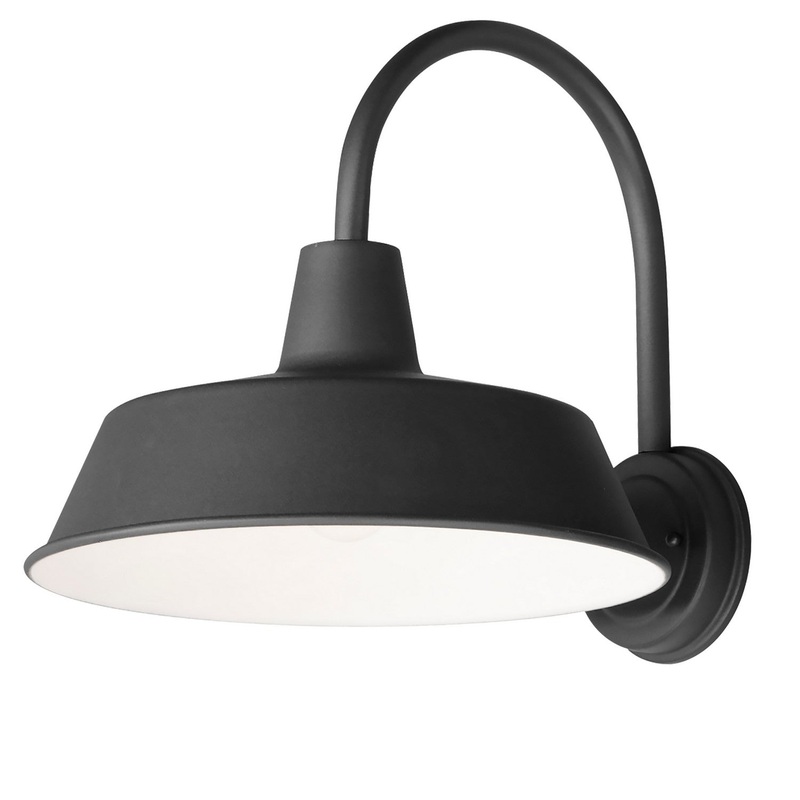 Pier M One Light Wall Sconce in Black