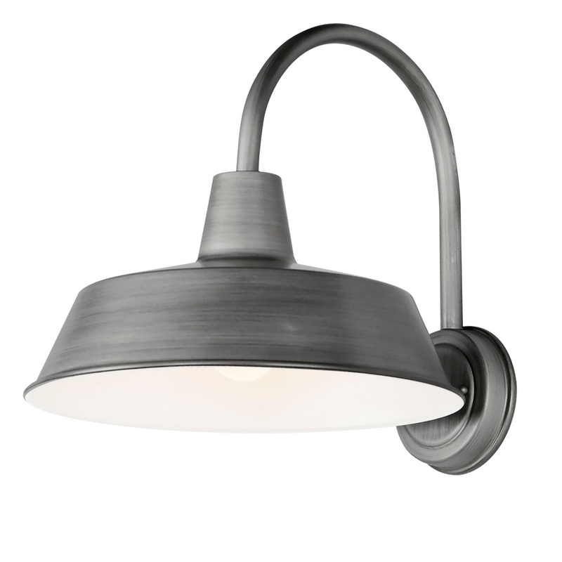 Pier M One Light Wall Sconce in Weathered Zinc