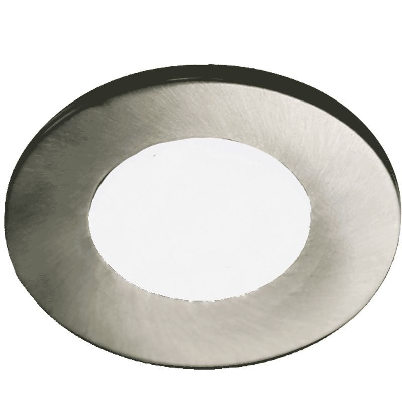 Puck Light in Brushed Nickel