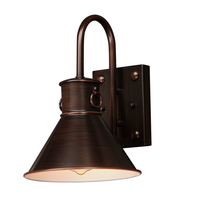 Telluride One Light Outdoor Wall Sconce in Oriental Bronze