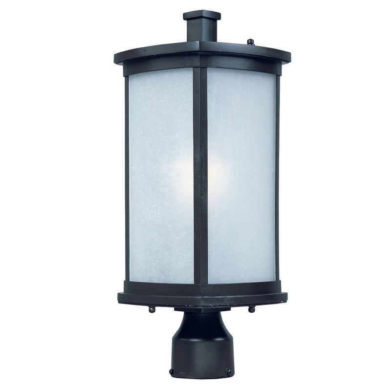 Terrace One Light Outdoor Pole/Post Lantern in Bronze
