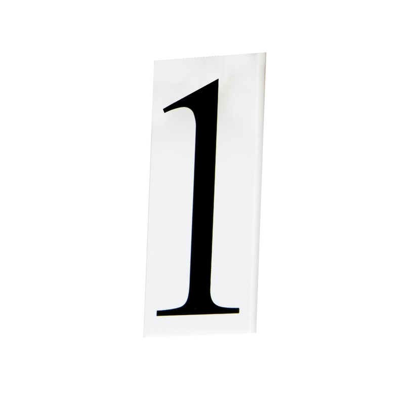 Address House Number 1 in White