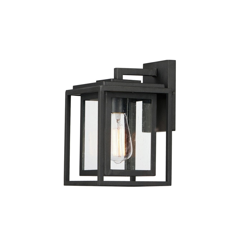 Cabana VX One Light Outdoor Wall Sconce in Black
