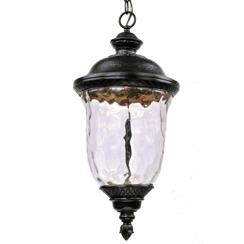 Carriage House LED LED Outdoor Hanging Lantern in Oriental Bronze