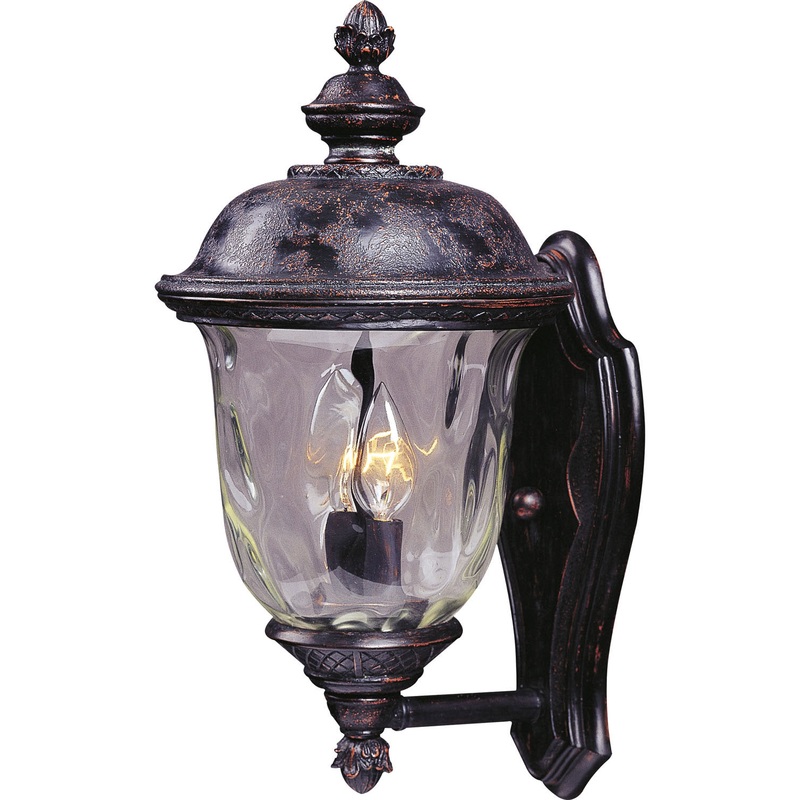Carriage House VX Two Light Outdoor Wall Lantern in Oriental Bronze
