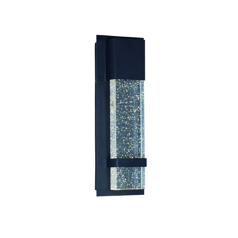 Cascade LED Outdoor Wall Sconce in Black