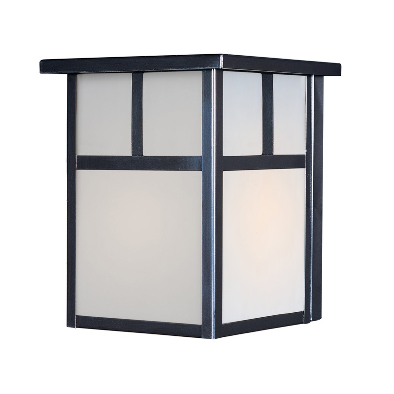 Coldwater One Light Outdoor Wall Lantern in Black