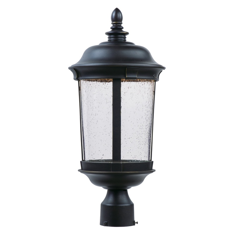 Dover LED LED Outdoor Pole/Post Lantern in Bronze