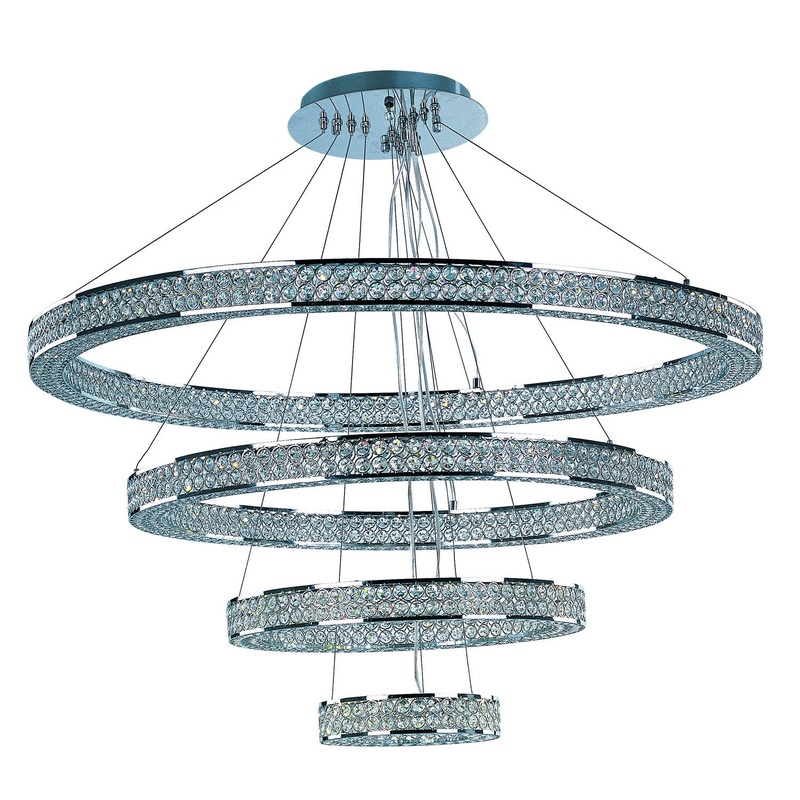 Eternity LED LED Chandelier in Polished Chrome
