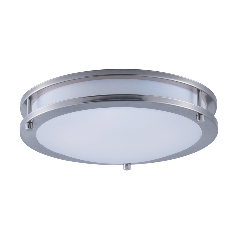 Linear LED LED Flush Mount in Satin Nickel
