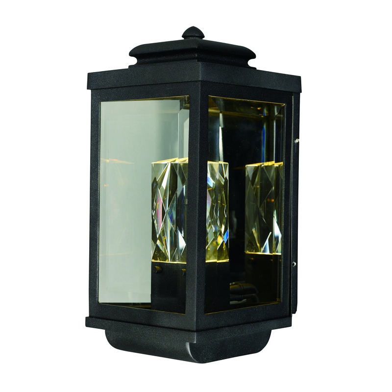 Mandeville LED Outdoor Wall Sconce in Galaxy Black
