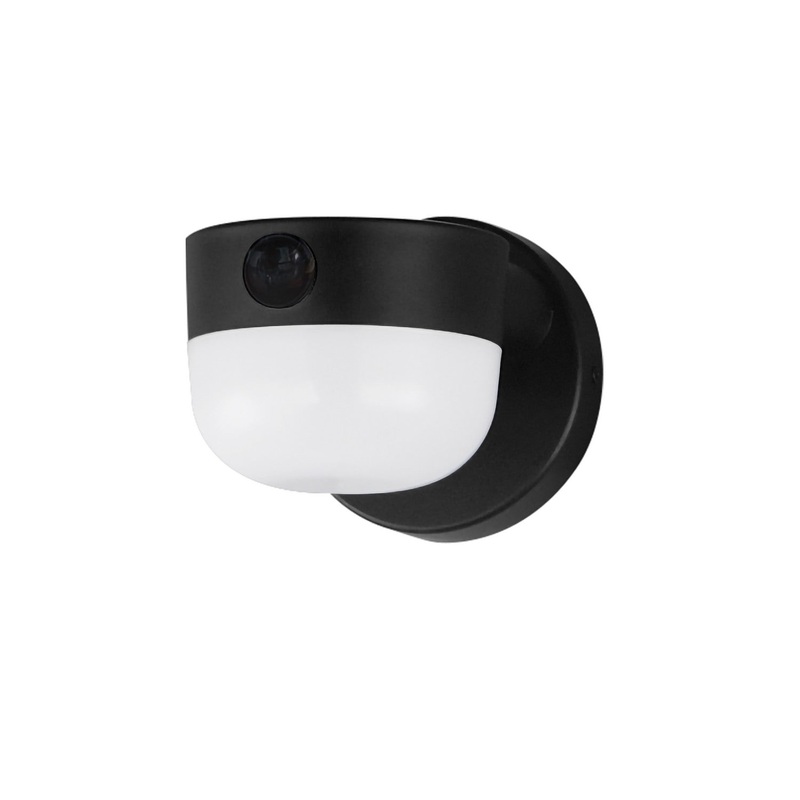 Michelle LED Outdoor Wall Sconce in White / Black