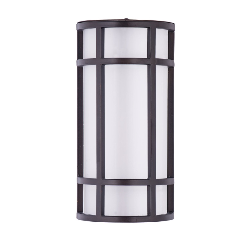 Moon Ray LED Outdoor Wall Sconce in Bronze
