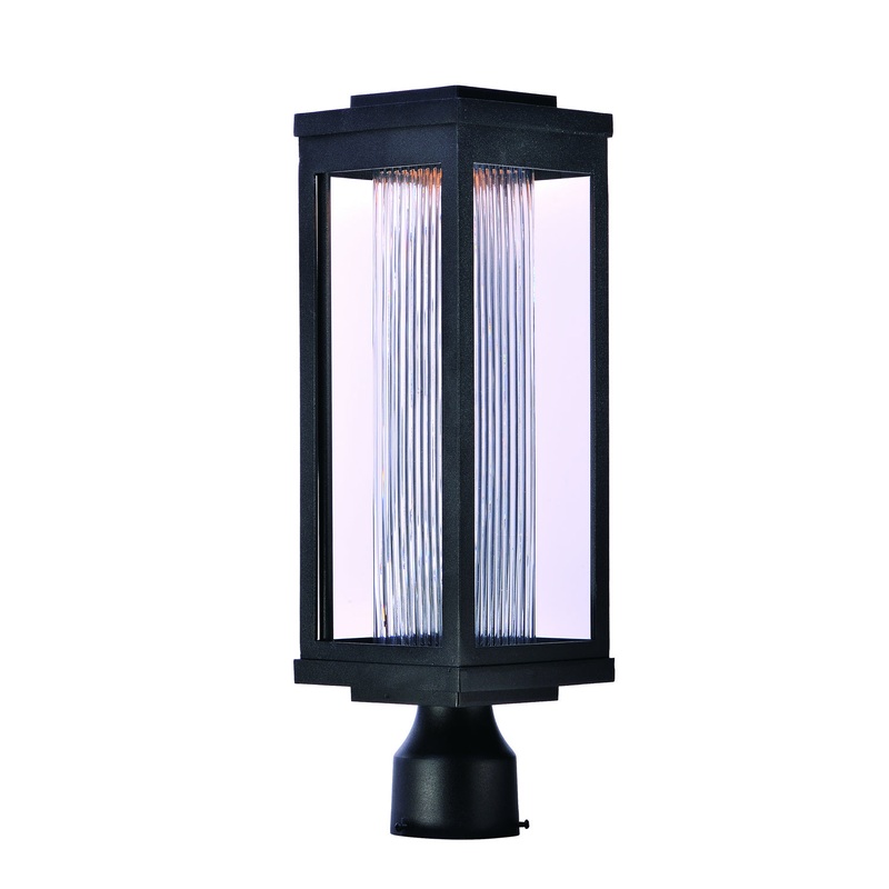 Salon LED LED Outdoor Post/Pier Mount in Black