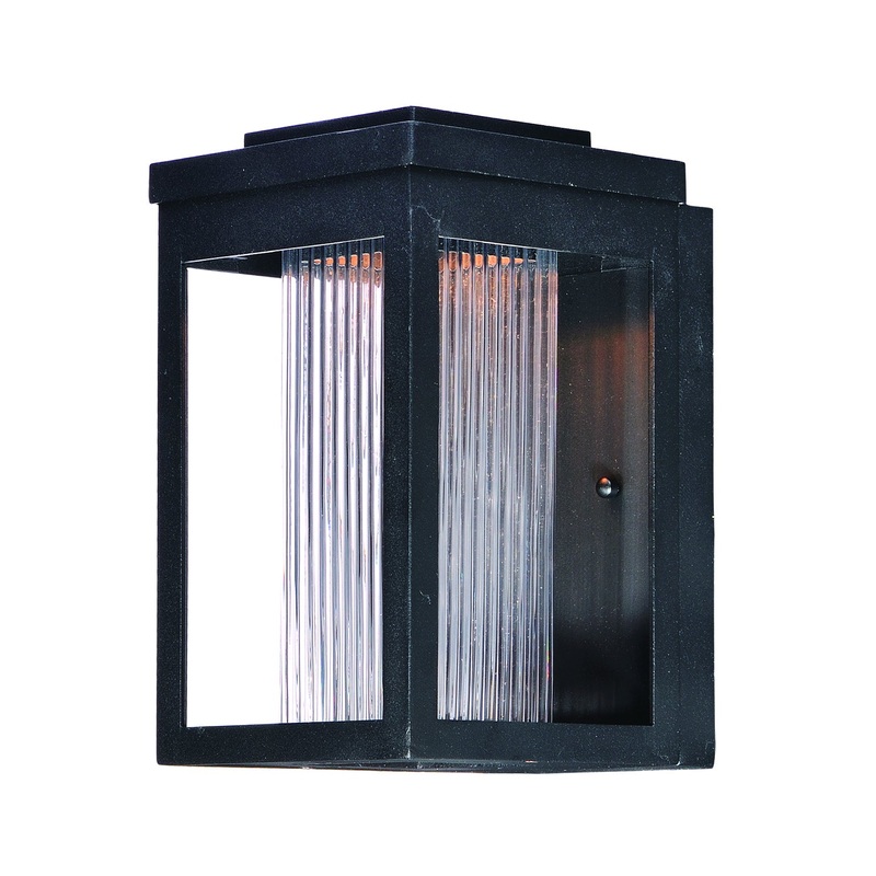 Salon LED LED Outdoor Wall Sconce in Black