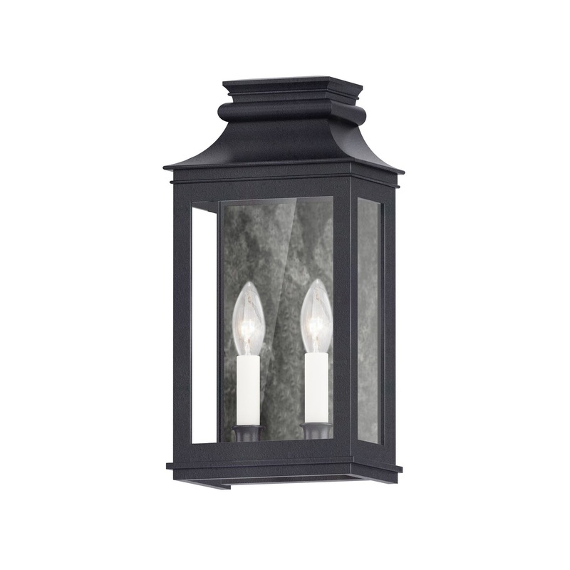 Savannah VX Two Light Outdoor Wall Sconce in Black Oxide