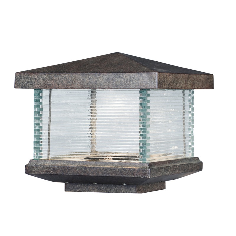 Triumph VX LED LED Outdoor Deck Lantern in Earth Tone
