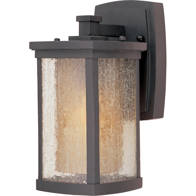 Bungalow LED E26 LED Outdoor Wall Sconce in Bronze