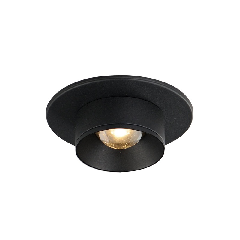 Caldera LED Flush Mount in Black