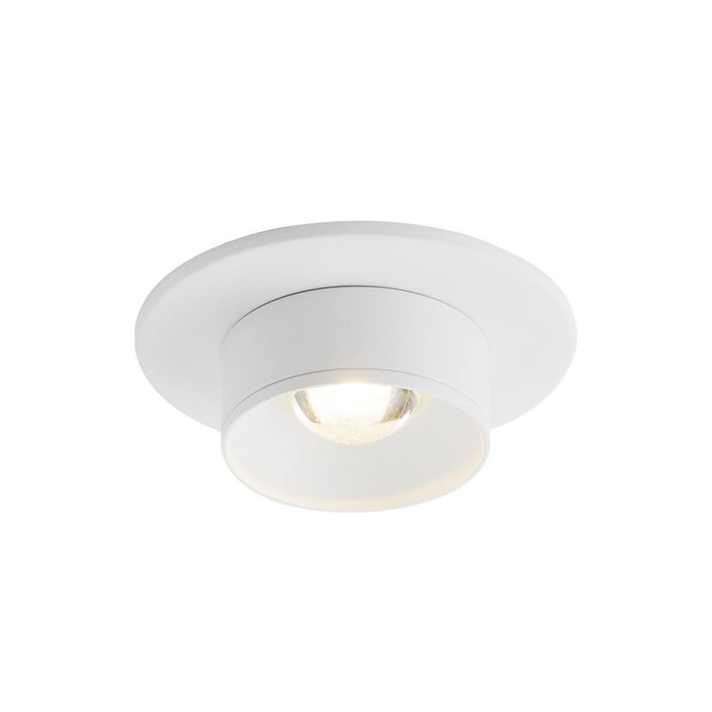 Caldera LED Flush Mount in White