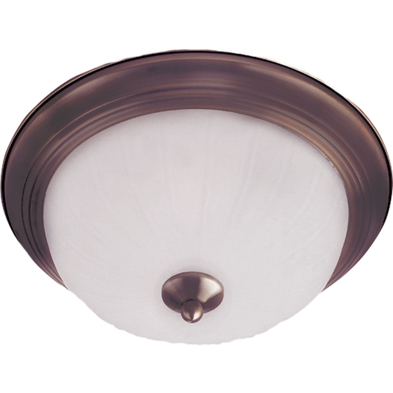Essentials - 583x One Light Flush Mount in Oil Rubbed Bronze