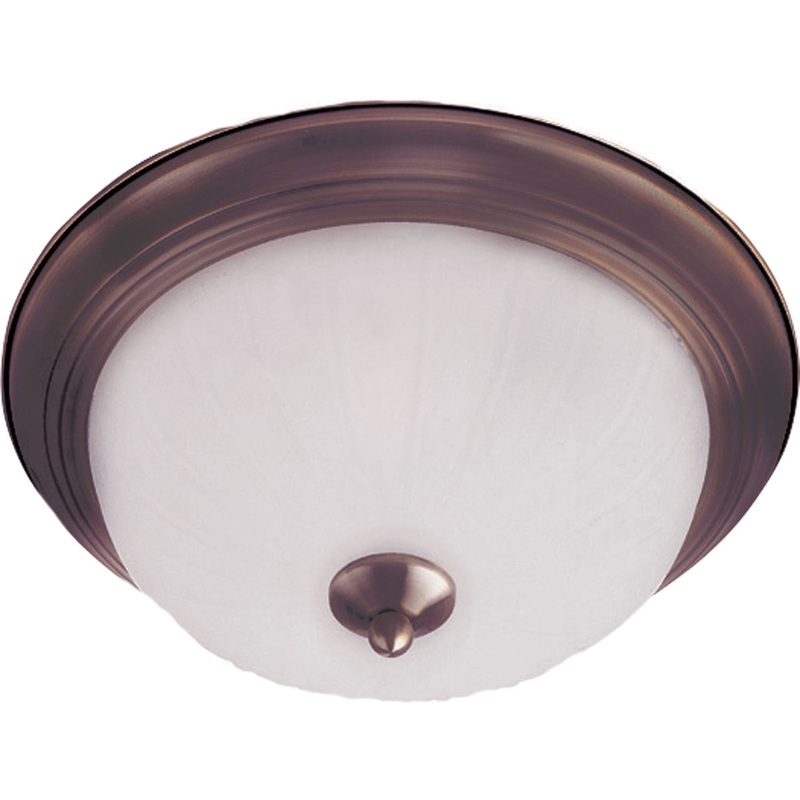 Essentials - 583x Three Light Flush Mount in Oil Rubbed Bronze