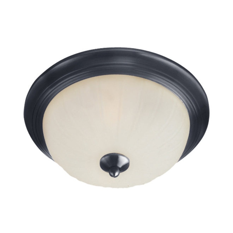 Essentials - 583x Two Light Flush Mount in Black