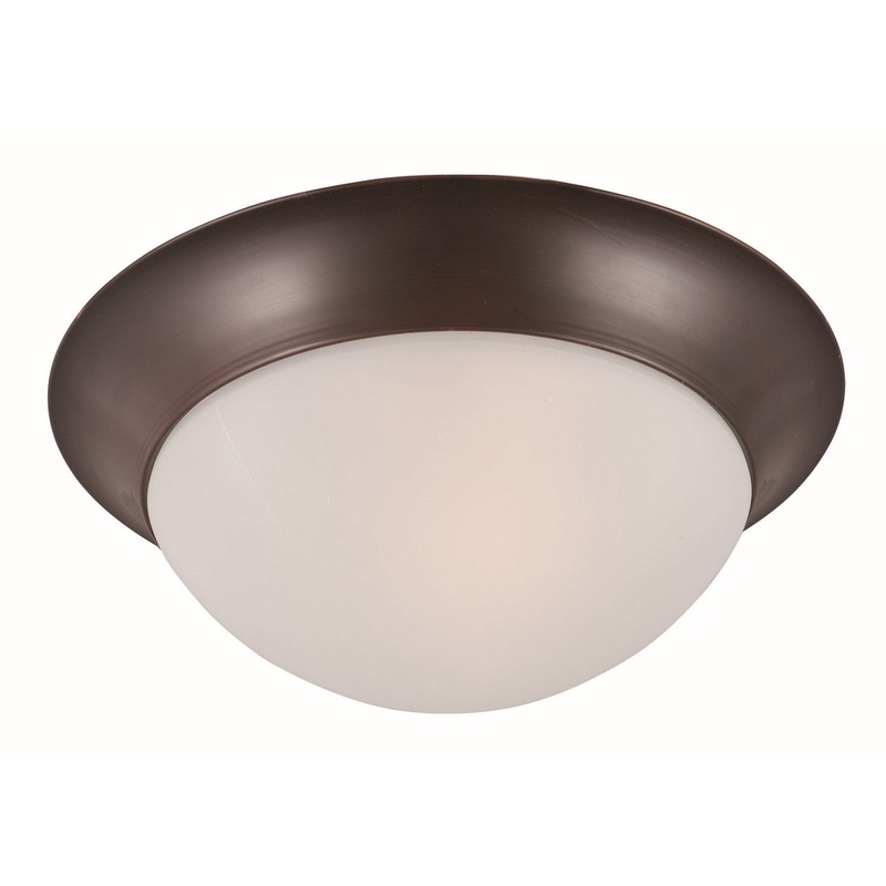 Essentials - 585x One Light Flush Mount in Oil Rubbed Bronze