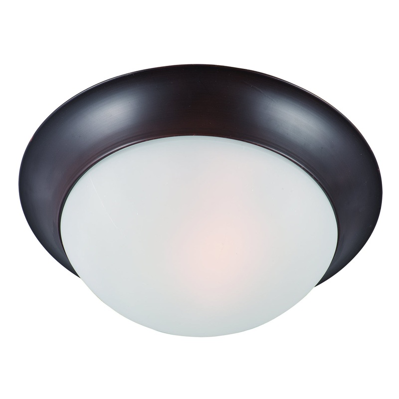 Essentials - 585x Two Light Flush Mount in Oil Rubbed Bronze