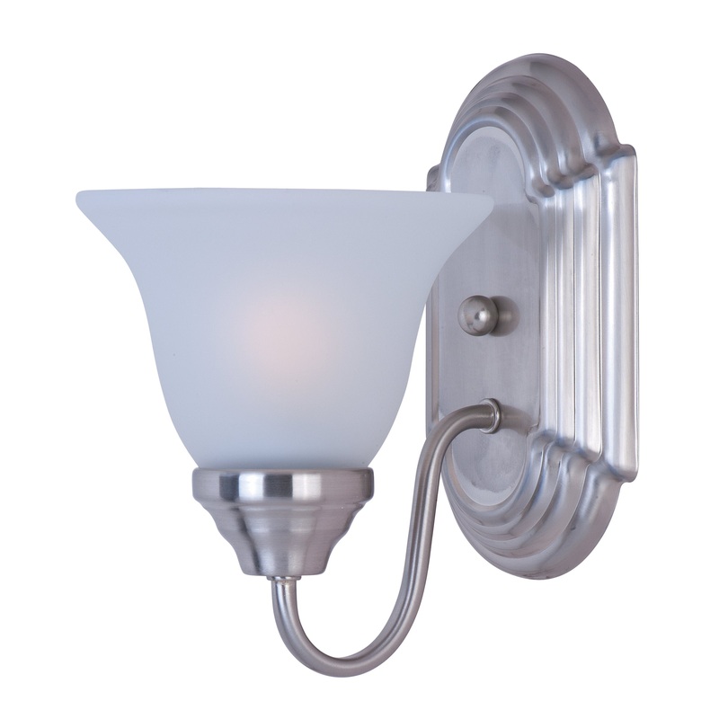 Essentials - 801x One Light Wall Sconce in Satin Nickel