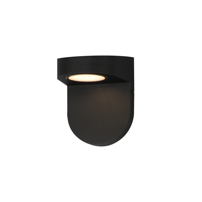 Ledge LED Outdoor Wall Sconce in Black