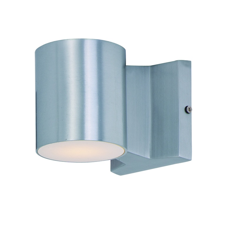 Lightray LED LED Outdoor Wall Sconce in Brushed Aluminum