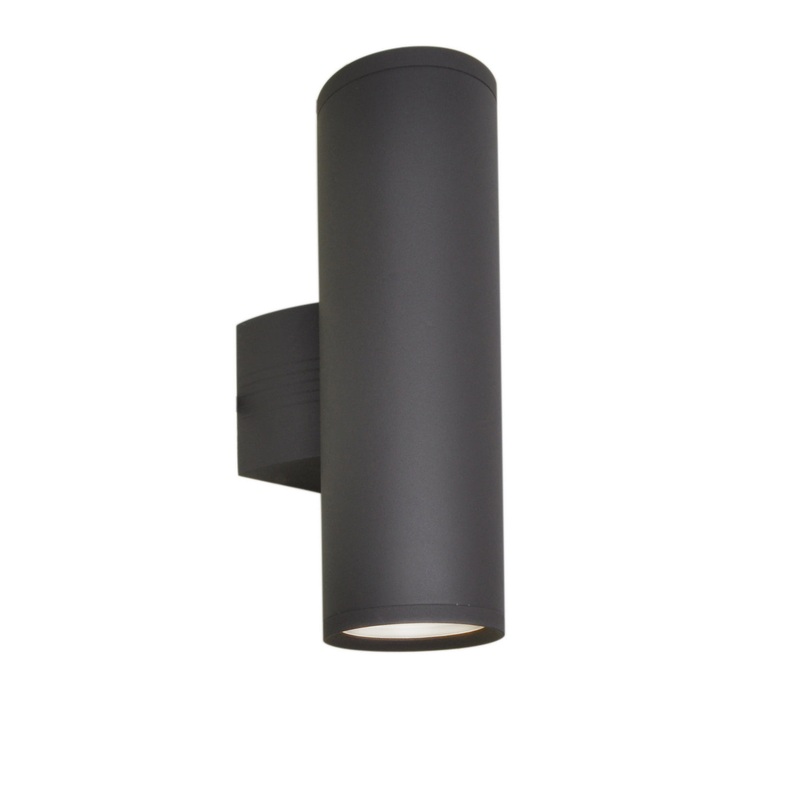 Lightray Two Light Outdoor Wall Lantern in Architectural Bronze