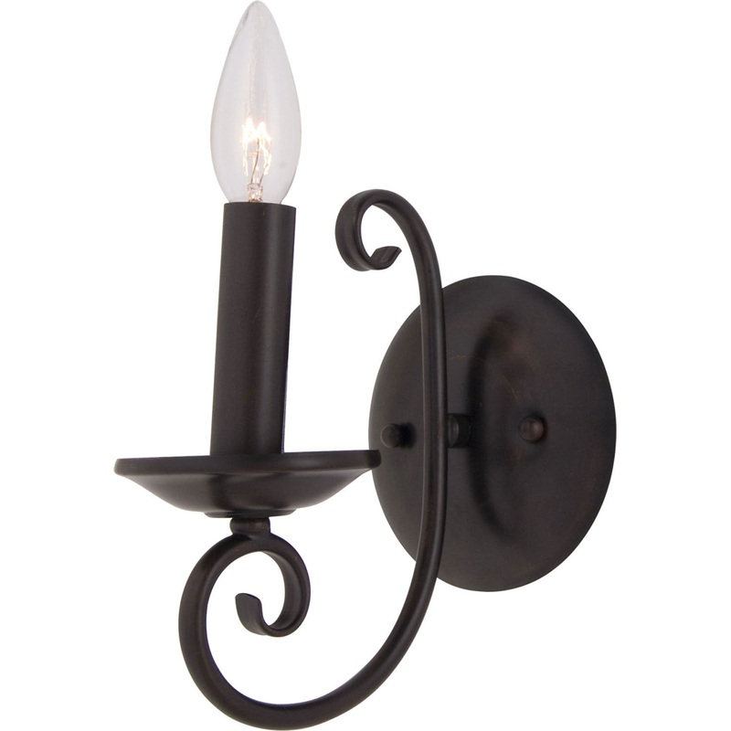 Loft One Light Wall Sconce in Oil Rubbed Bronze