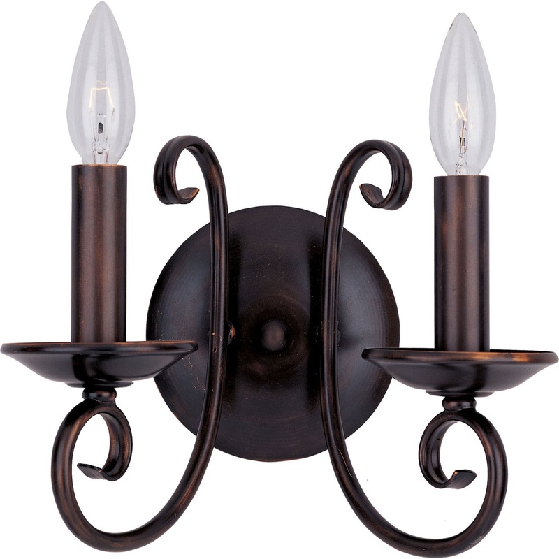 Loft Two Light Wall Sconce in Oil Rubbed Bronze