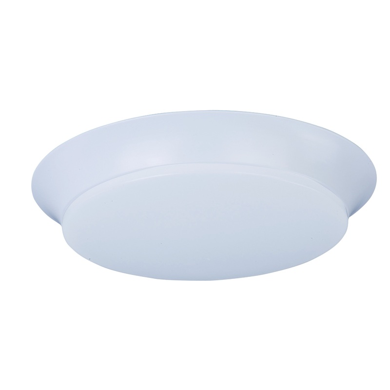 Low Profile LED LED Flush Mount in White