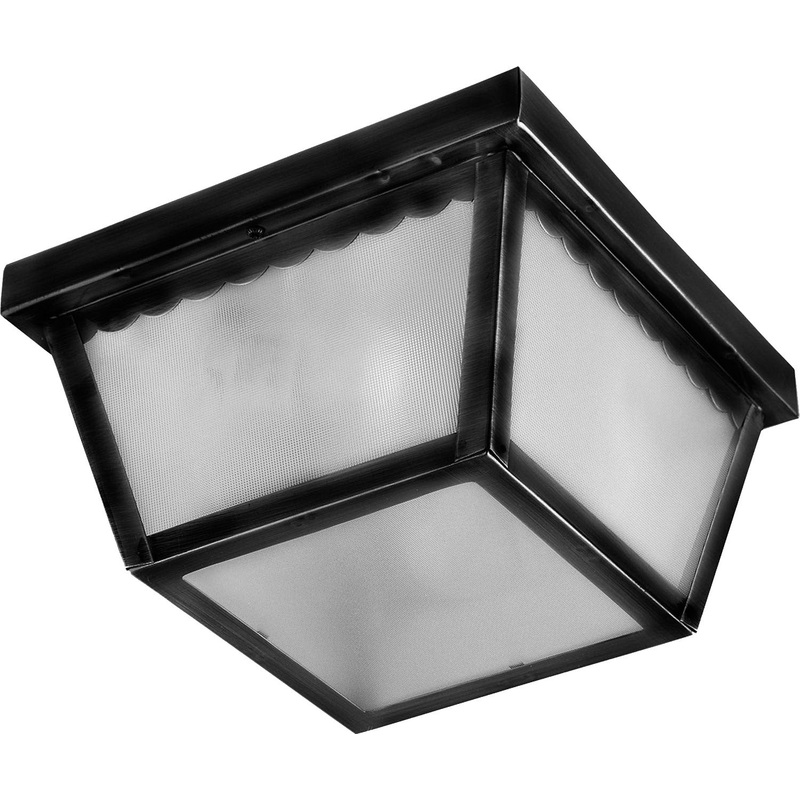 Outdoor Essentials - 620x One Light Outdoor Ceiling Mount in Black