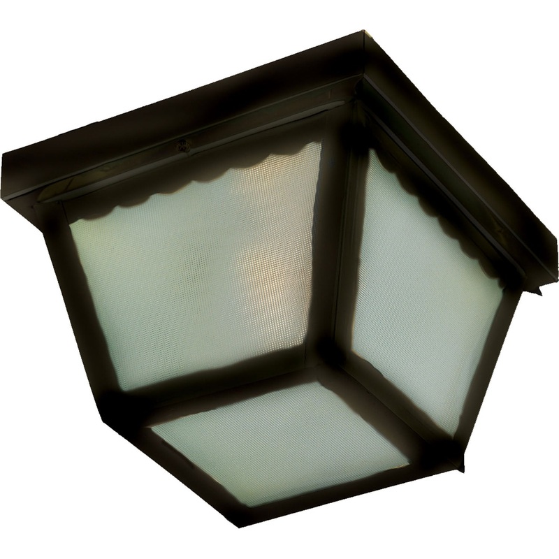 Outdoor Essentials - 620x Two Light Outdoor Ceiling Mount in Black