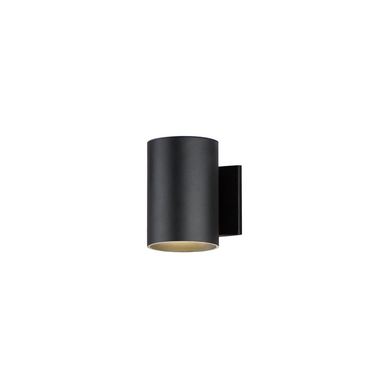 Outpost LED Outdoor Wall Sconce in Black