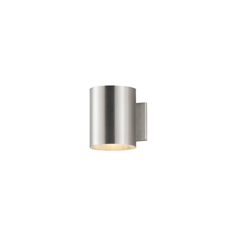 Outpost LED Outdoor Wall Sconce in Brushed Aluminum