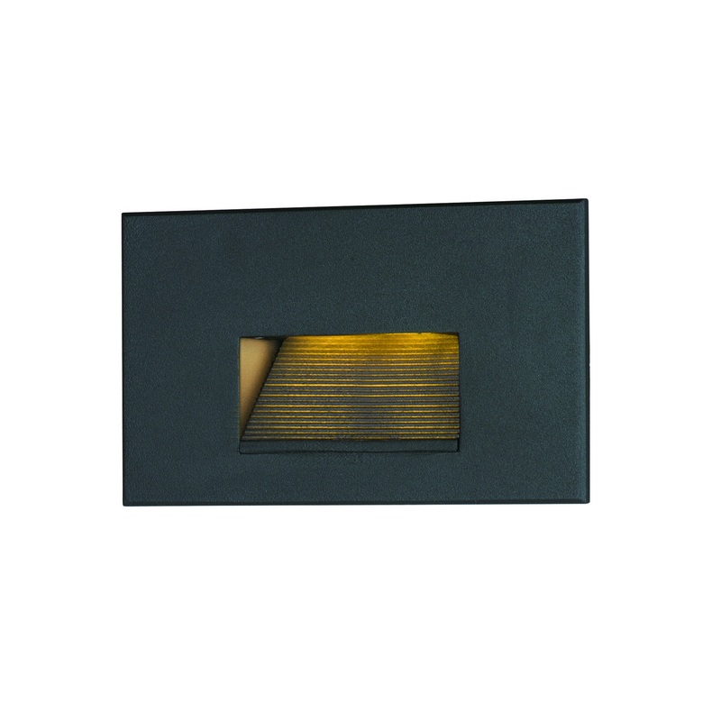 Path LED Step Light in Black