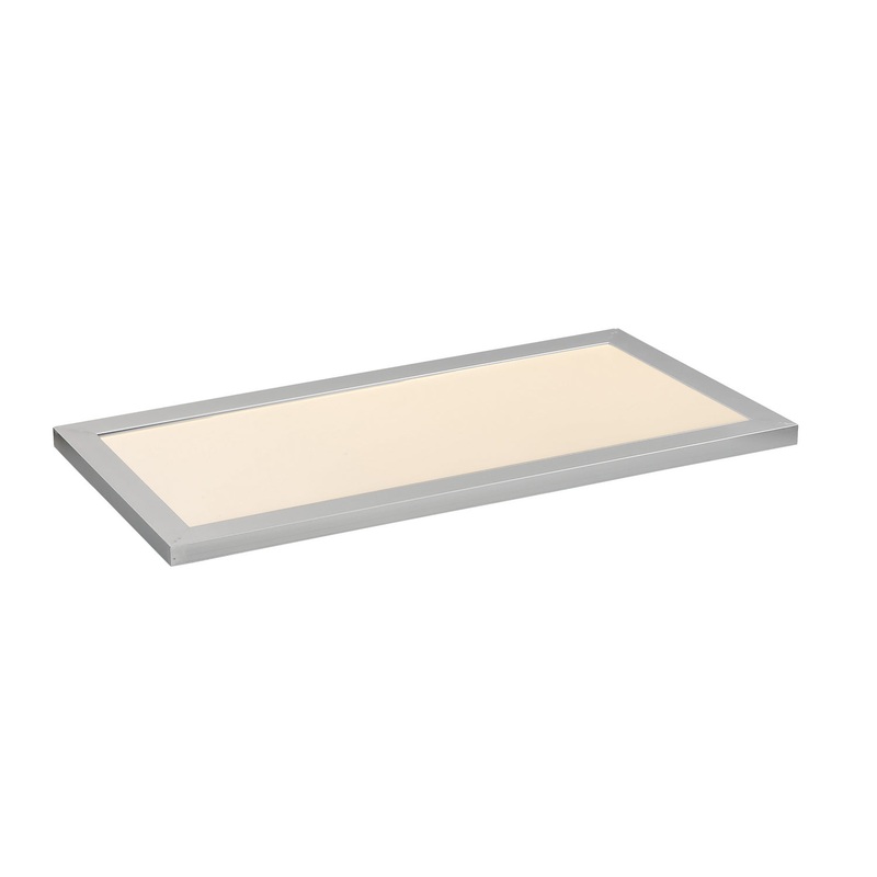 Sky LED Flush Mount in Brushed Aluminum