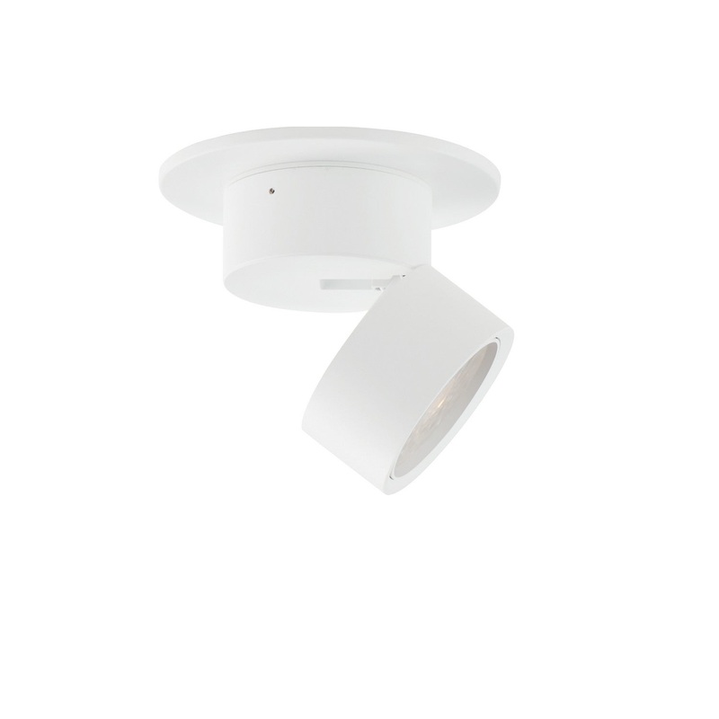 Swinger LED Flush Mount in White
