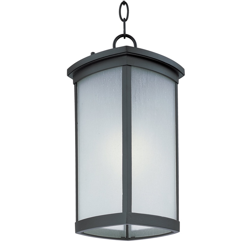 Terrace LED E26 LED Outdoor Hanging Lantern in Bronze