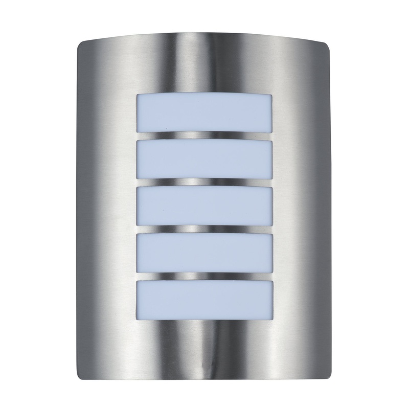 View LED E26 LED Outdoor Wall Sconce in Stainless Steel